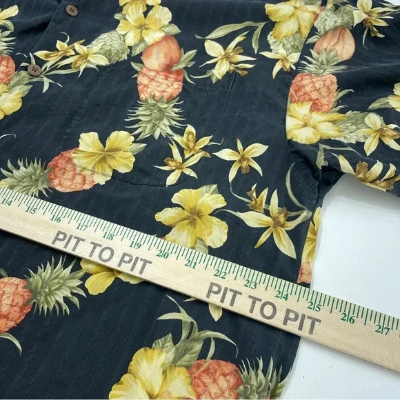 Tommy Bahama Shirt Button Down Short Sleeve Silk floral hawaiian 3173 - Picture 3 of 6